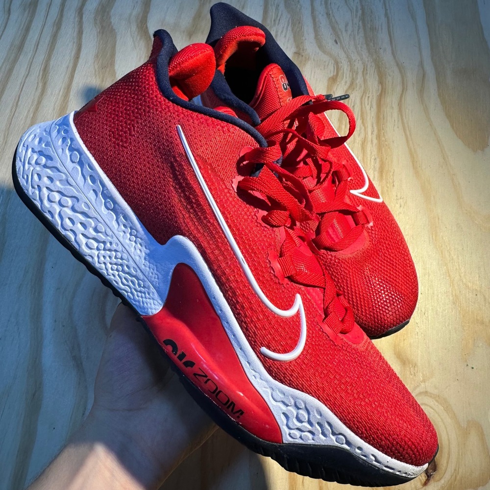 Nike Air Zoom BB NXT USA Mens 10 Red Navy White Basketball Shoes CK5707-600